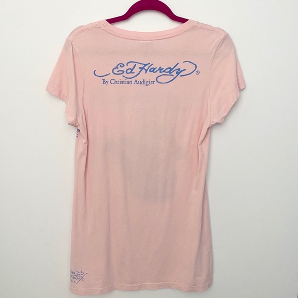 Ed Hardy โป Pepe Le Pew Tattoo โป Crystal Tee โป - Picture 8 of 15